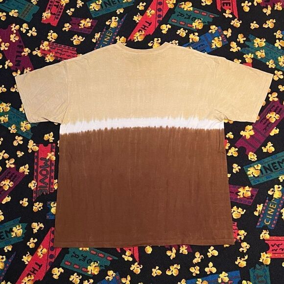 05 Elvis Presley Enterprises Graceland Brown Tie Dye Graphic Tee Shirt / Size XL - Picture 2 of 5